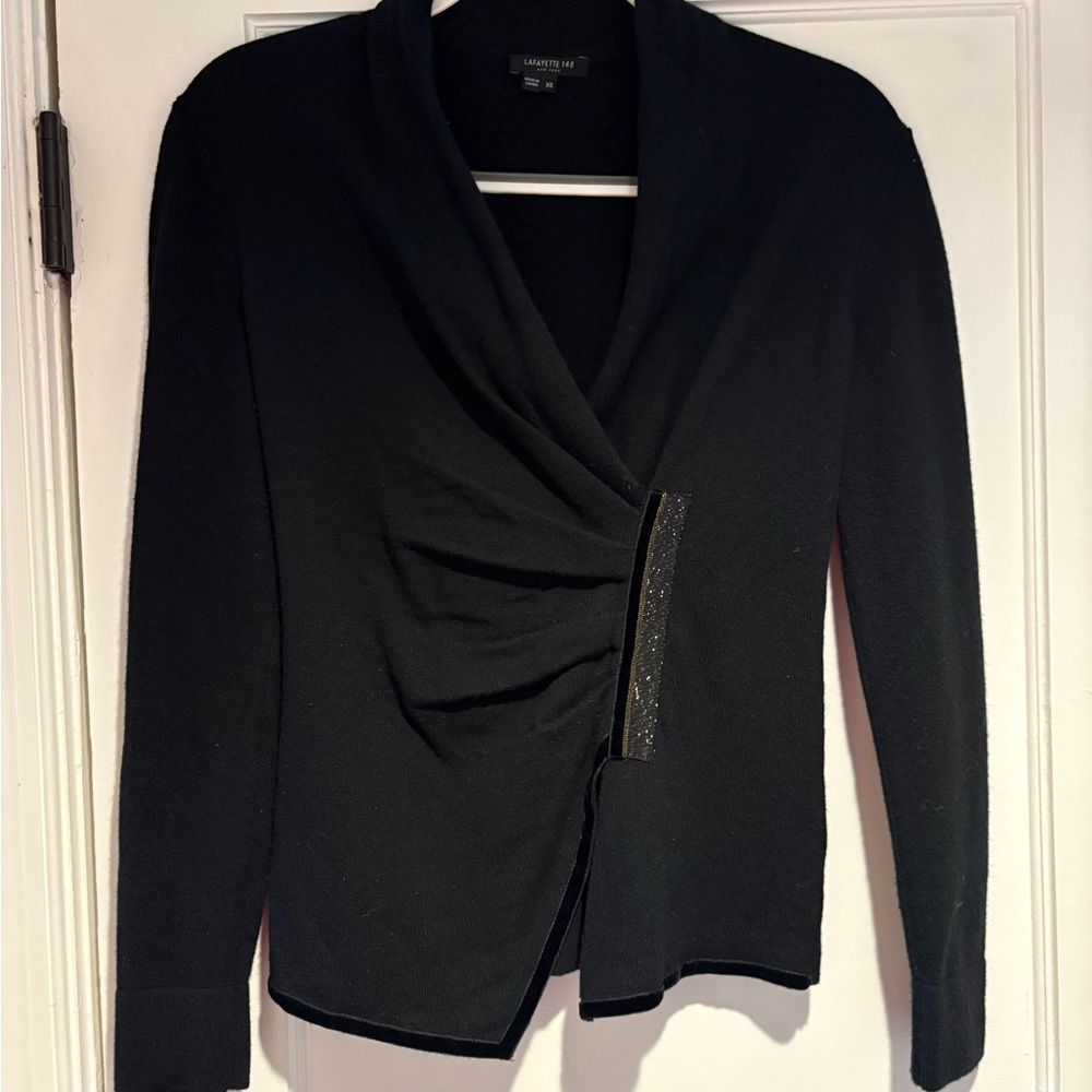 Lafayette 148 New York Black Long Sleeve